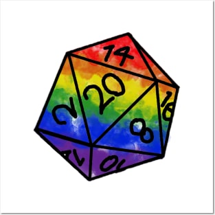 Pride Dice - Rainbow Posters and Art